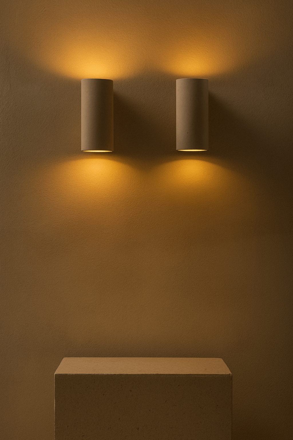 Luxury villa with pool at sunset